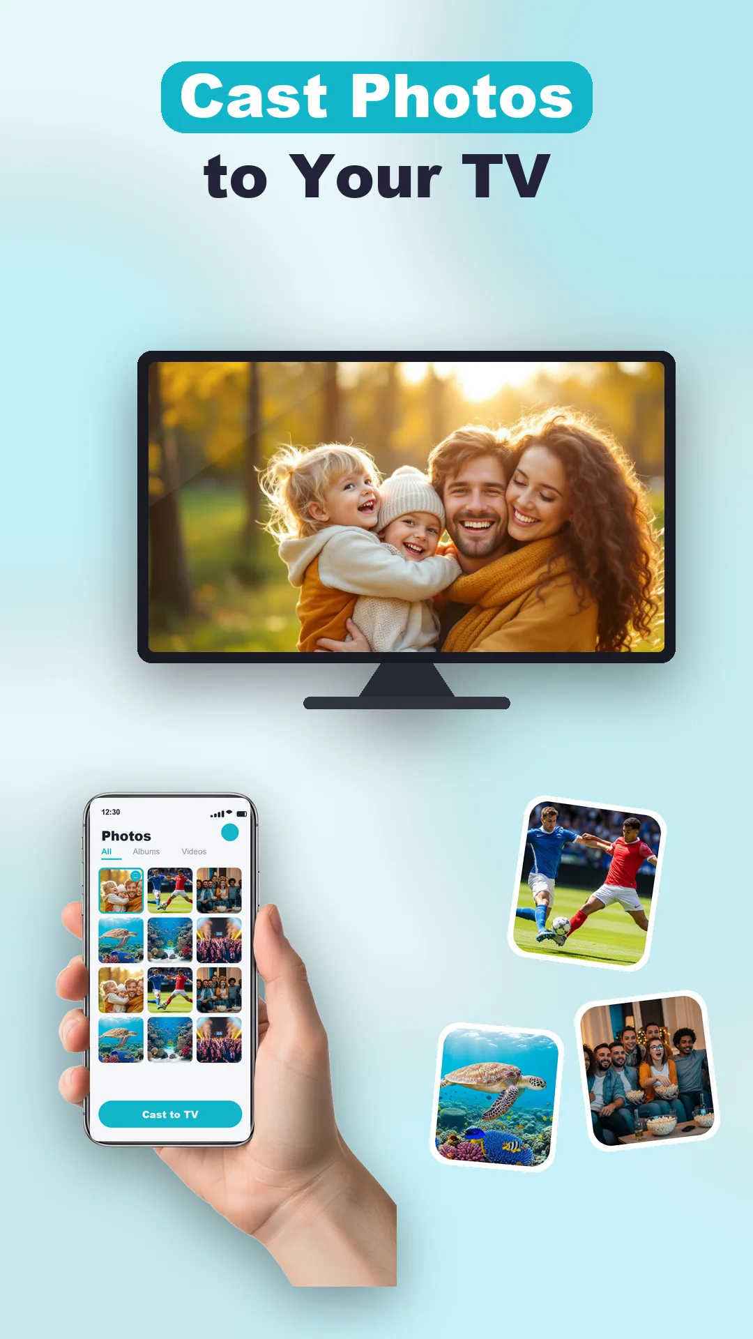 ScreenCast TV screen